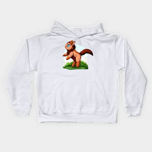 Strong cat Kids Hoodie